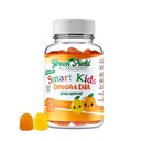 Greenfield Nutritions Smart Kids Halal Omega 3 Gumies with DHA - 60 Halal Vitamins for Kids, Supports Brain & Immune Health - Vegan, Non-GMO, Gluten, Gelatin- Free and Mogyorut- Free Halal Gumi Vitamins