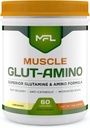 MFL Muscle Glut- Amino Aproo 124; Glutamin- Complex - 124; Amino - Complex - 124; 0 Sugar - 124; Édesített Stevia - 124; All- Natural - 124; 60 Servings (Lemonade)