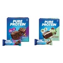Pure Protein 12 Count Galaktikus Brownie & Chocolate Menta Cookie Protein Bars Bundle 124; 20g & 19g High Protein