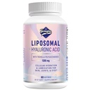 Liposzómás hyaluronic acid kiegészítők 1000mg- Magas Bioelérhető Dietary Hyaluronic Acid Capsules Tremella Polysaccharides, Double Strength Skin Hydration, Joint Lkenfation, 1Pack