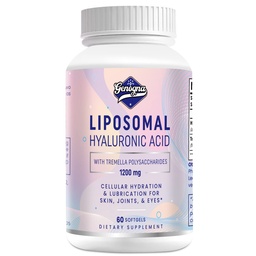 Liposzómás hyaluronic acid kiegészítők 1000mg- Magas Bioelérhető Dietary Hyaluronic Acid Capsules Tremella Polysaccharides, Double Strength Skin Hydration, Joint Lkenfation, 1Pack