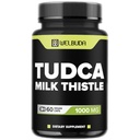 WELBUDA 1000mg Tudca kiegészítés tejtöviskivonattal - 60 Vegan kapszula - Immunrendszer, emésztési egészség, testtisztítás és agyegészség támogatása
