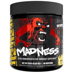 Mutant Madness A124; Pre Workout Power Performance and Pump Blend Tartalmazza az L- Citrullin, Beta -Alanine, Taurine, L- Tyrosine (Lemonade)