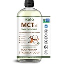 Keppi MCT Olaj - 100% Kókuszdió - Flavorless C8 és C10, Non-GMO, Certified Gluten- Free, Palm Oil Free, Vegan, Kosher, Halal, 32 oz Kókuszolaj