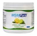 KALA EGÉSZSÉGÜGYI MOMPUR Lemon Lime Ízesített durva MSM Powder Flakes - Organic Sulfur for Joint Rugalmasság, Bőr megjelenés, és Haj & Körömtámogatás - 8.8 oz, USA Made, Distillatkristályok