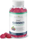 Zink-Gummien 50mg - Immununterstützung, Hautgesundheit, Antioxidans, Tägliche Zink-Ergänzung für Erwachsene, hohe Potenz Immunabwehr-Gummi, Kaubare Zink-Zitrat-Immunitäts-Gummien, Vegan, Non-GMO, Glutenfrei