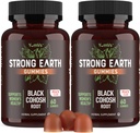 YUM- V 's Strong Earth Black Cohosh Root 50mg (60 gróf) - Természetes kivonat Menopauza kiegészítők Night Sweats & Hot Flash nőknek