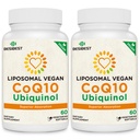Besibest 1000mg Liposomal CoQ10 Ubiquinol, 120 Vegan Softgels, hohe Absorption Ubiquinol CoQ10 Beilage, aktive Antioxidante Form von Coenzym Q10 für Herzfunktion & Energieproduktion