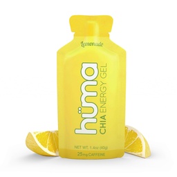 Huma Chia Energy Gel, Lemonade, 12 Gel, 25 mg koffein - Premier Sports Táplálkozás tartóssági gyakorlat