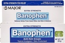 MAJOR Extra Strength Banofen - Anti- Itch Cream - Topical Analgetic Skin Protectant - Segít enyhíteni a viszketés a rovarok és a bőr irritációk - 1 Oz. (1 Pack)