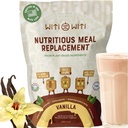 WitiWiti Vegan Meal Replacement, Vanille - Pflanzenbasiertes Proteinpulver 23g - Superfood, Greens, Prebiotics, Vitamins and Minerals - Dairy&Gluten Free - All in One Shake for Women & Men, 15 Svgs