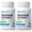 Magnézium-glicinát 500 mg [magas potencia] Veggie Caps, kelátozott Superior Absorption, Non-GMO, NO Gluten és Dairy, Támogató Izom, Ízület, és Szív-egészség