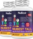 NuBest Tall Kids - Toddlers Vitamins and Kids Vitamins for Age 2 to 9 - Support Bone Strength, General Health and Immunity - Animal Shapes - 180 Chewable Berry Tablets