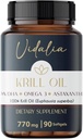 A Vidalia az Antarktiszi Krillolajból, a PHOSPHOLIPIDS, a Kolin és az ASTAXANTHIN magas koncentrációjából származó omega3 erős forrását biztosítja, amely kiváló biohasznosulást biztosít. Free Heavy Metals.