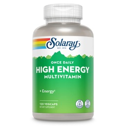 SOLARAY High Energy Multivitamin 124; Napi egyszer, Timed- Release Formule