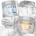 TUDCA + 1000mg Bile Salt Supplement for Máj Support + Turkesterone & Tongkat Ali 1000mg Increase Stamina (60 kapszula)