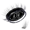 Lashify erősítő 14mm Gossamer DIY Eyelash Extensions újratöltés, fekete, könnyű hamis szempilla természetes megjelenés