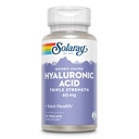 SOLARAY Hyaluronic Acid Triple Strength - Skin Elasticity and Firmness Support - Plus C-vitamin - Lab ellenőrzött, 60 napos pénzvisszafizetési garancia, 30 szervadékok, 30 VegCaps