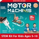 Butterfly EduFields 20in1 STEM Projects Kit for Kids Age Ages 5-7 6-8 8-10 Wonder124; STEM Toys for Kids 5 6 7 8 9 10 Year Oldal 124; Motor Machines - Robotics & Engineering Toys Thermal 124; Ajándék 6 7 8 9 10 Year Old