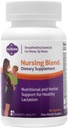 Milkies Nursing Blend, Postnatalis Vitamin Fenugreekkel, hogy növelje a mell tejellátását, Szoptatás kiegészítése boost és támogatás Anyák szoptatás, Folyékony termelés fokozó (1 hónap ellátás)