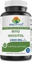 Brieofood Myo Inositol 2000 mg per Serving - 60 tabletta - 3. fél labor teszt