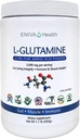 Eniva Health L-Glutamin Pure Powder, Unflavored (101 Servierungen) | Vegan, Glutenfrei, Sugar-Free, Non-GMO | Doctor-Formuliert, USA Made | Gut Health, Leaky Gut, Bloating, Muskelgesundheit, Immunsystem