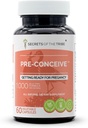 A Tribe Pre- Fogantatás titkai, 60 kapszula, 1000 mg, Vitex, Vörös Málna, Fekete Cohosh, Vörös Lóhere, Fehér Peony, Shatavari. Készülődj a melegítésre 60 kapszula