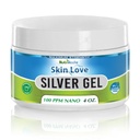 Nutrinoche Nano Silver Gel - Advanced Colloidal Silver Skin Cream - Weund Care & First Aid Gel Soothing Topical Ointment for Burns, Razor Burn and Sunburn Irritations - Illattalan 4 Oz Jar