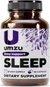UMZU Magnézium alvászavar-kiegészítők GABA és L-Theanine, Teljes test relaxáció és hangulattámogatás, Non-Melatonin Forma - 180 kapszula