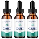 (3 csomag) Cortexi fül cseppek - Hivatalos Formula - Cortexi Tinnitus kezelés Cortexi hallásvédő cseppek, Cortexi a fülcsengés, Cortexi kiegészítés Drops Maximális erő Új javított (3 oz)