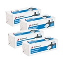 Dealmed 3x3 Non-Woven Gauze Sponges - 4-Ply Non-Sterile - 200 Count(4 Pack) | Cotton Material, 800 Total Pads, White Color, Low Lint Design, Low Adherence Surface, Wound Care And Dental Use