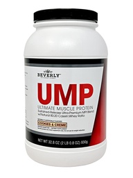 Beverly International UMP fehérje por, cookie & cream. Egyedi Whey- Casein arány épít lean izom. Easy to Digest. No Bloat. (32.8 oz) 2lb .8 oz