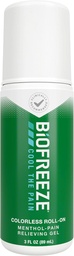 Biofreeze Roll on Pain Relief for Knee, Neck, Hip, Joint, Shoulder, & Simple Backache, Arthritis Pain Reliever, Cooling Sore Muscle Relief, FSA Areable, Menthol Gel 3 Fl Oz