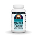 Source Naturals Inositol & Coline 800 mg Támogatja az egészséges idegműködést - 100 tabletta