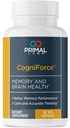 Primal Health CogniForce - Memory & Brain Health - Acetyl L-Carnitin Formel - Bessere kognitive Leistung - Klarheit + Fokus + Besseres Recall + ruhiges Denken - Nahrungsergänzung - 60 Kapseln