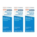 Rugby Dibucaine Topical Anesthetic 1% Hemorrhoid Ointment, 1 Oz (3-Pack) | Fast, Temporary Relief of Hemorrhoidal Pain, Itching, and Burning for Adults & Children 12+