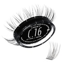 Lashify Curl 16mm Gossamer Eyelash kiterjesztések újratöltés, fekete, DIY hamis pillák természetes megjelenés