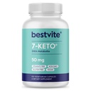 BESTVITE 7- Keto 50 mg DHEA (120 Vegetáriánus kapszula) - Stearates nélkül