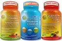 Immune & Gut Health Bundle - 3- in1 Probiotic with Enzymes & Prebiotic + Quercetin with Bromelain, Cink, C-vitamin & Organic Wholod + Liposzómás C-vitamin 1500mg with Organic Acerola & Camu Camu Camu