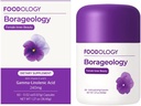 FOODOLOGY Boraology (60 Softgels, 30 nap) - Pure Borage Oil, GLA 240 mg E-vitaminnal és D3. Plant- alapú Omega 6 zsírsav kiegészítés Premenstrual Discomfort, Egészséges bőr és hormonális egyensúly.