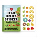 Hidrokolloid Itch Relief Patch, a Mosquitos, Ticks, Midges, Sandflies Bug Bite Relief, Anti- Itch Patch Aloe és Boszorkány Hazel, Insect Bite Relief, Kid- Friendly, Natural Fruit Theme