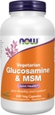 NOW Foods Supplements, Glucosamine & MSM (GreenGrown ® Glucosamine), Vegetáriánus, 240 Veg kapszula