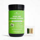 Hormonegyensúly a nők számára - PMS Support Supplement for Mood, Menstrual Cramp, Bloating, Hormone- Free Perimenopause & Menopauza Support, Chasteberry, Black Cohosh, St. John 's Wort, 30 Napi csomagok