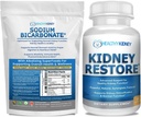 Vese Restaurálása Organic Nátrium- Bicarbonate Alkaline Supplement 1LB Cleanse 60 Caps Bundle - Supports Kidney Health, Neutralizes Gyomorsav, Alkaline Superfoods, Immuntámogatás, Antacid & Vitamins f