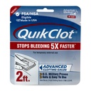 Adventure Medical Kits QuikClot Gaze - Rugalmas hemosztatikus orvosi géz sürgősségi túlélésre vagy katasztrófa felkészültség Kits & More - Stops vérző gyors Kaolin - 3 "x 24"