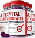 NutraRize (5 Vital Grow XL, Official Vital Grow XL Testo Gumies for Men, Boost Stamina and Confidence Gumim for Mens, Vital GrowXL Férfi Support Gomitas (300 Gumies)