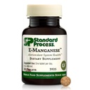 Standard Process E-Manganese - Antioxidáns egészségügyi támogatás - Teljes értékű ételalapú kiegészítés E-vitaminnal és mangánnal - Supplement to Aid Cellular Health - 50 tabletta
