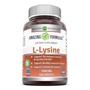 Amazing Formulas L- Lysine 1000 Mg Amino Acid Supplement 124; Tablets n.e.124; Non- GM0 VA.124; Gluten- Free Acid 124; Made in USA (1 Pack 124; 180 Count)