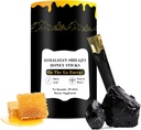 Shilajit Honey Sticks, 30 Sticks - Pure Himalájai Resin, Organic Honey & Saffron for Energy Boost, Immun Support & Vitality, SHILAJIT Honey Sticks for Men & Women