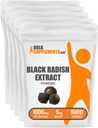 BulkSupplements.com Fekete Radish kivonat por - Májtámogatás - Spanyol Fekete Radish kivonat - Májkiegészítés - Gyógynövény-kiegészítők a májhoz és az emésztéshez (5 Kilogramma - 11 font)